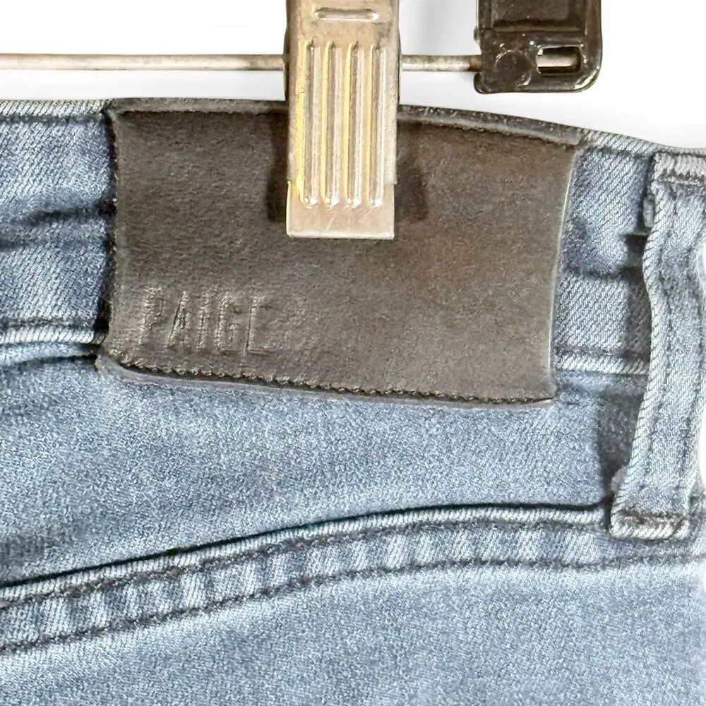 PAIGE Men's 29 Lennox Skinny Stretch Jeans Rowan Coated Dusty Blue m653734